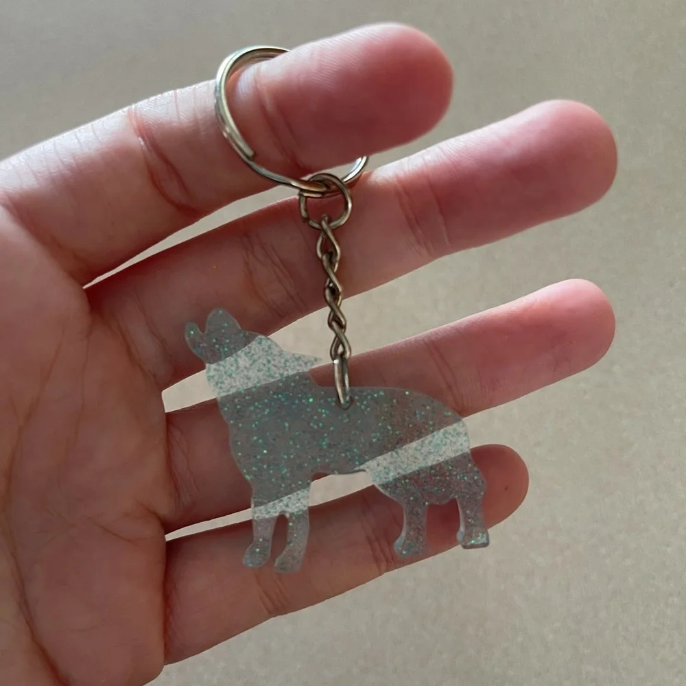 🎉🎉HP🎉🎉 Handmade Baby Wolf Keychain - Picture 2 of 6